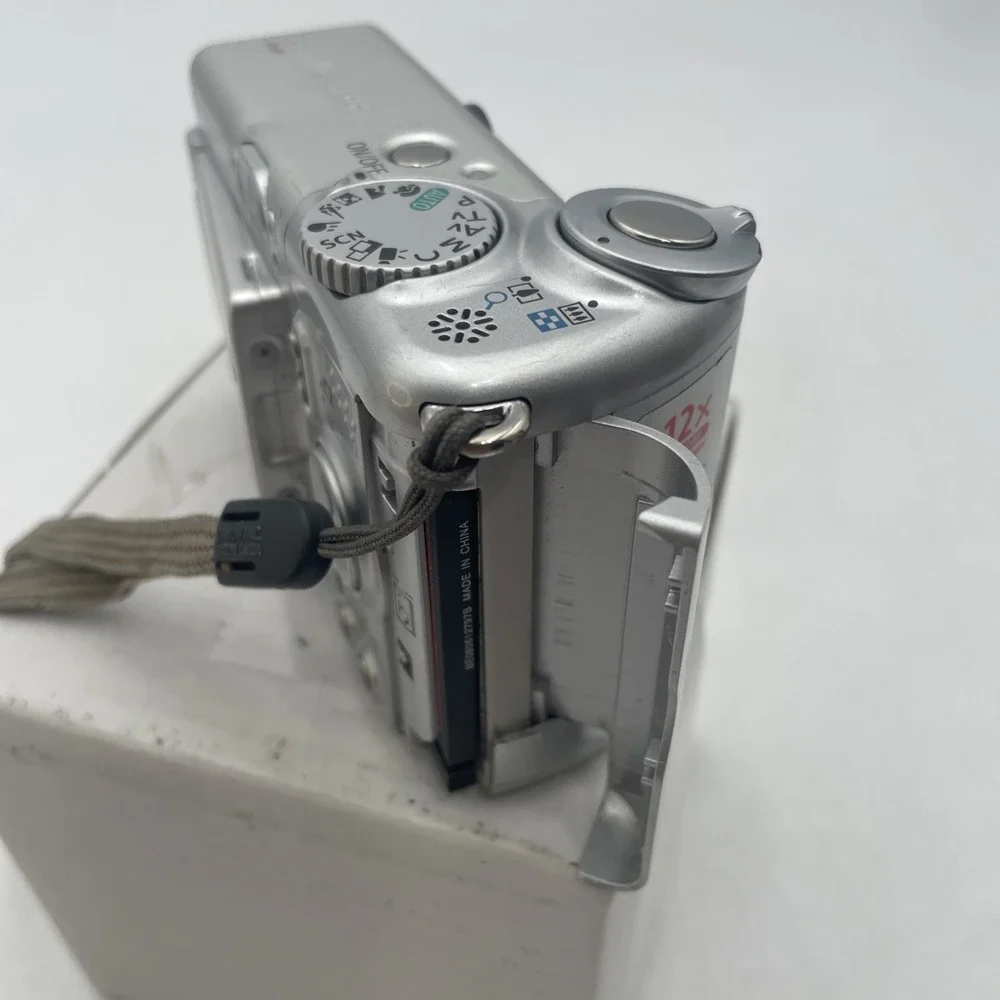 Canon PowerShot A95 5MP Digital Camera 12X Zoom+Battery+Memory Card-TESTED